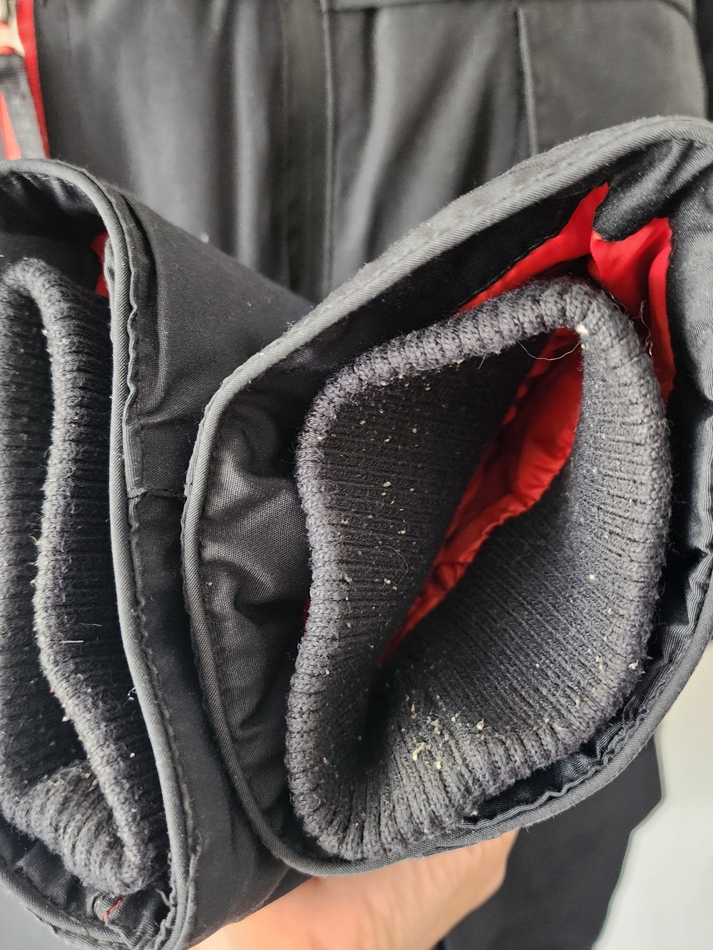Spyder Ski Jacket Mens Medium Black Hooded Parka Coat Outerwear Gorpcore Winter - Picture 4 of 16